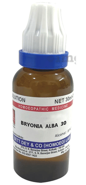 Sett Dey Bryonia Alba Dilution 30 Sett Dey Bryonia Alba Dilution 30