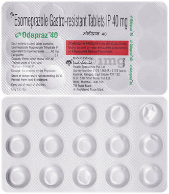 Odepraz 40mg Tablet