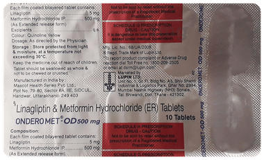 Ondero Met-OD500mg Tablet ER