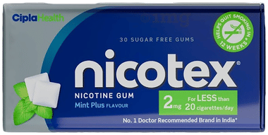 Nicotex Chewing Gums 2mg Sugar Free Mint