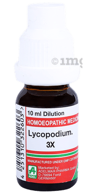 ADEL Lycopodium. Dilution 3X ADEL Lycopodium. Dilution 3X