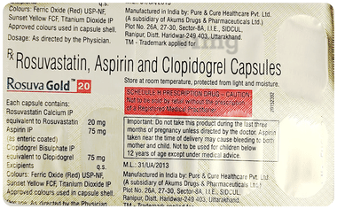 Rosuva Gold 20 Capsule