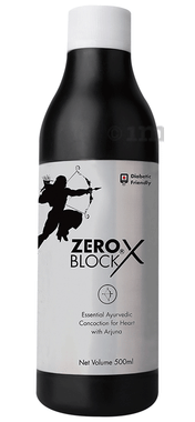 Zero Block X Syrup with Arjuna | For Heart Health (500ml Each)