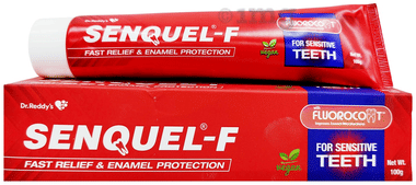 Senquel-F Medicated Toothpaste | For Sensitive Teeth & Gums | Fast Relief & Enamel Protection