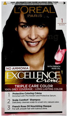 Loreal Excellence Creme Triple Care Color Black