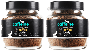 mCaffeine Naked & Raw Coffee Body Scrub (Each 55g)