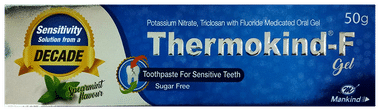 Thermokind -F Dental Gel with Fluoride | For Sensitive Teeth | Sugar Free