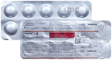 Concor T 5mg/40mg Tablet