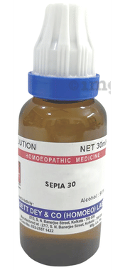 Sett Dey Sepia Dilution 30 Sett Dey Sepia Dilution 30