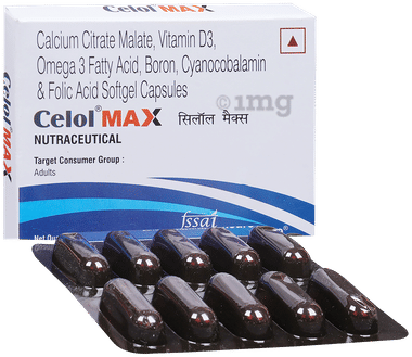 Celol Max Soft Gelatin Capsule Celol Max Soft Gelatin Capsule