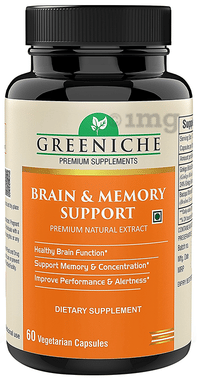 Greeniche Brain & Memory Support Vegetarian Capsule