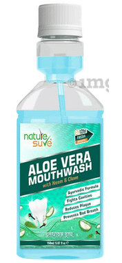 Nature Sure Aloe Vera Mouthwash with Neem & Clove (150ml Each) Nature Sure Aloe Vera Mouthwash with Neem & Clove (150ml Each)