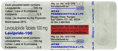 Levipride 100mg Tablet