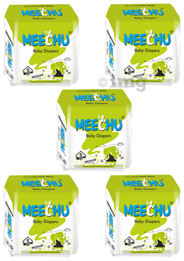 Meechu Baby Diaper (5 Each) Medium