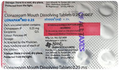 Lonapan MD 0.25 Tablet