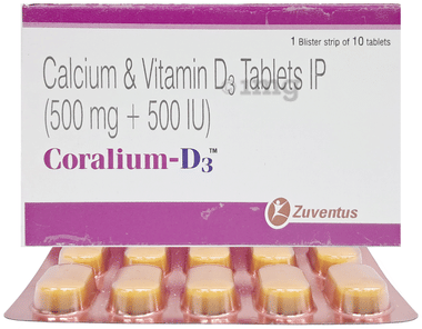 Coralium-D3 Tablet