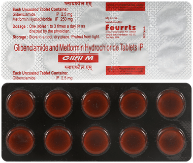 Glifil M 2.5mg/250mg Tablet