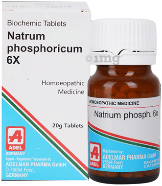 ADEL Natrum Phosphoricum Biochemic Tablet 6X ADEL Natrum Phosphoricum Biochemic Tablet 6X
