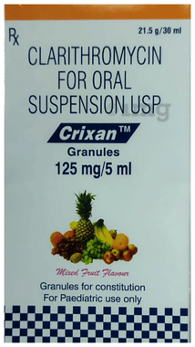 cRIXan 125mg Granules Mixed Fruit
