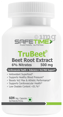 Safe Time Trubeet Beet Root Extract Veg Capsule Safe Time Trubeet Beet Root Extract Veg Capsule