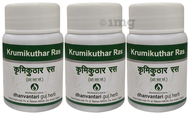 Dhanvantari Krumikuthar Ras Tablets (60 Each)