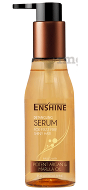 Enshine Detangling Serum Infused with Argan & Marula Oil for Frizz Free Shiny Hair