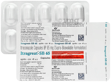 Itragreat SB 65mg Capsule
