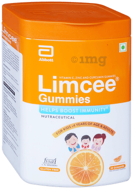 Limcee Gummies Gluten Free Orange