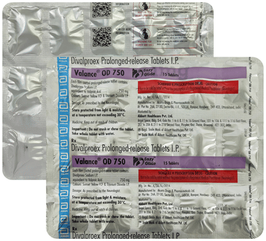 Valance OD 750 Tablet PR