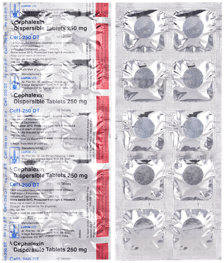 Ceff 250mg Tablet DT