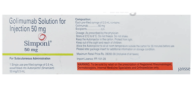 Simponi 50mg Injection