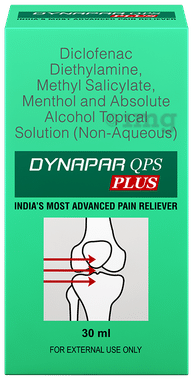 Dynapar Qps Plus Non-Aqueous Topical Solution | For Pain Relief From Back, Neck, Shoulder, Elbow, Wrist & Knee Pain