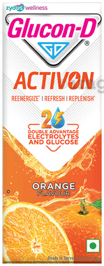 Glucon-D Activon Ready to Serve Fruit Beverage Orange