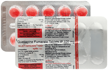 QUETIgress 100mg Tablet