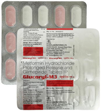 Glucoryl-M 3mg/500mg Tablet