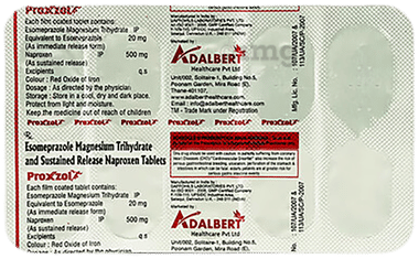 Proxzol 500mg/20mg Tablet