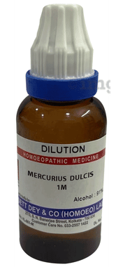 Sett Dey Mercurius Dulcis Dilution 1M