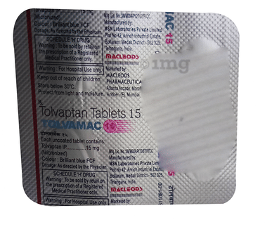 Tolvamac 15mg Tablet