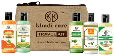 Khadi Care Herbal Handmade Ayurvedic Sustainable Beauty Travel Kit