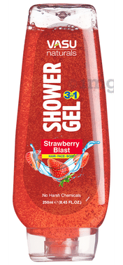 Vasu 3in1 Shower Body Wash Strawberry Blast