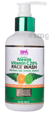 Spa World Purifine Neem Vitamin C 20%  Face Wash