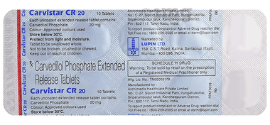 Carvistar CR 20mg Tablet