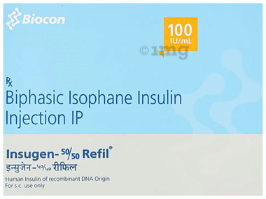 Insugen 50/50 Suspension for Injection 100IU/ml