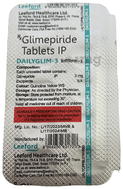 Dailyglim 3mg Tablet