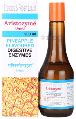 Aristozyme Diastase & Pepsin Liquid | For Digestive Care & Stomach Care | Flavour Pineapple