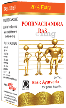 Basic Ayurveda Poornachandra Ras with Gold