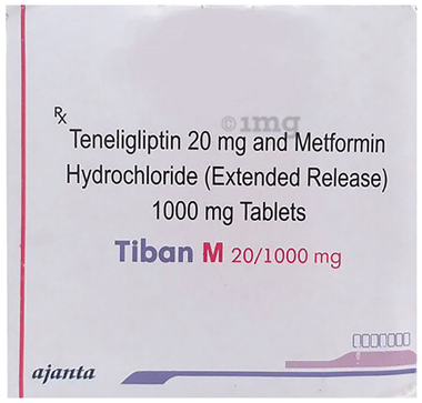 Tiban M 20/1000mg Tablet ER