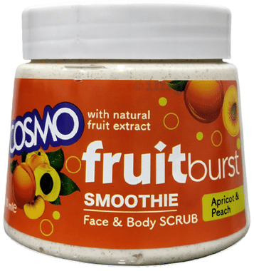 Cosmo Fruit Burst Smoothie Face & Body Scrub Apricot & Peach