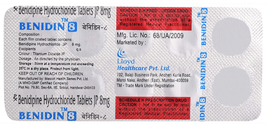 Benidin 8 Tablet