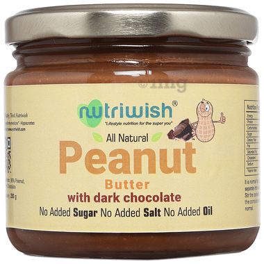 Nutriwish All Natural Peanut Butter with Dark Chocolate